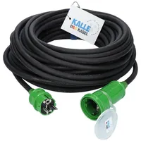 KALLE DAS KABEL Verlängerungskabel Kalle Classic Colour 2,5mm2 grün