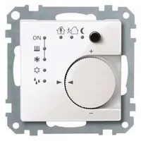 Merten KNX Raumtemperaturregler UP/PI mit Tasterschnittstelle 4fach, polarweiß glänzend