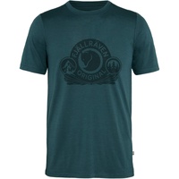 Fjällräven Herren Abisko Wool Classic T-Shirt (Größe S, blau)