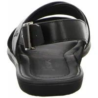 SIOUX Mirtas Sandalen, Schwarz (schwarz)