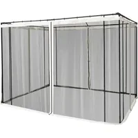 Outsunny Moskitonetz 302 x 207 cm schwarz