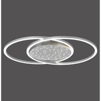 Paul Neuhaus LED-Deckenleuchte Yuki Stahlfarben 66,8 x 50 cm