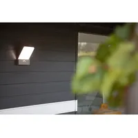 Lutec LED-Außenwandleuchte Pano Anthrazit
