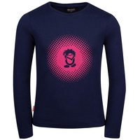 TROLLKIDS Longsleeve Pointillism Marineblau/Magenta navyblau|magentapink 158-164cm 13-14J