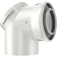 Bosch Bogen konzentrisch Ø80/125 mit Prüföffnung 87°