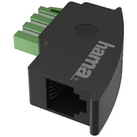 Hama Telefon (analog) Adapter [1x TAE-U-Stecker - 1x RJ12-Buchse]