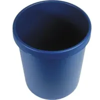 Helit Papierkorb 30l, blau