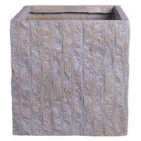 Trendline Pflanztopf 25 x 25 x 25 cm grau-braun
