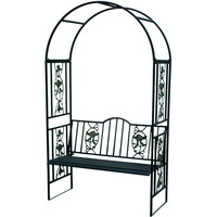 Trendline Rosenbogen mit Bank 122 x 52 x 213