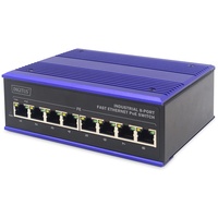 Digitus Fast Ethernet PoE Industrieller 8x Port Switch