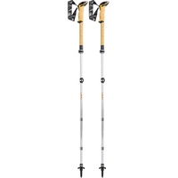 Leki Cressida FX Carbon AS weiß/mango/silber Trekkingstöcke (65220591)