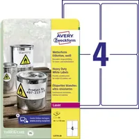 Avery Zweckform Adressetiketten L4774-20 Weiß 99,1 x 139 mm