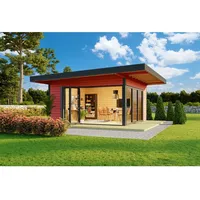 Lasita Maja Domeo 9 Gartenhaus schwedenrot (7015641008)