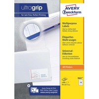 Avery Zweckform AVERY Zweckform Etiketten 70x67.7mm, weiß 100 Blatt