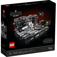 Lego Star Wars Death Star Trench Run Diorama 75329