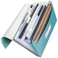 Leitz Fächermappe WOW 4589 6 Fächer blau