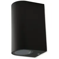 ChiliTec LED-Wandleuchte CTW-2, schwarz, 2x GU10, IP44, max. 2x20