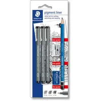 Staedtler pigment liner 308 Fineliner, 3er Set (0.3, 0.5,