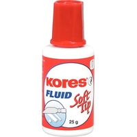 KORES Korrekturflüssigkeit Fluid KF66101 20ml Pinsel weiß