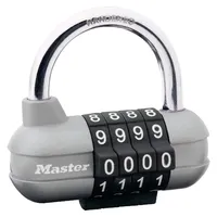 Master Lock P22164 Vorhängeschloss Silber, Schwarz Zahlenschloss