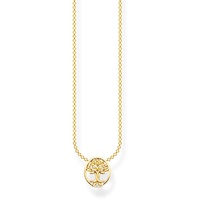 Thomas Sabo KE2126-414-14-L45V Damen-Kette Lebensbaum Vergoldet