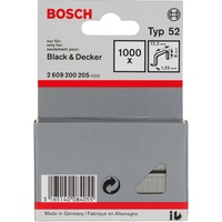 Bosch Professional Typ 52 Tacker-Klammern 8x12.3mm, 1000er-Pack (2609200205)