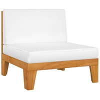 VidaXL Modular-Mittelsofa Loungesofa creme/weiß
