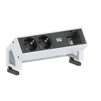Bachmann Steckdosenleiste DESK2 0,2 m Weiß 3 St.
