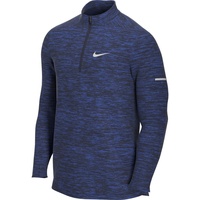 Nike Dri-FIT Element 1/2-Zip Laufshirt Herren obsidian/game royal/reflective silv