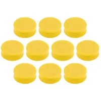Magnetoplan Ergo-Magnete, large, Goldgelb, Pack a 10 Stück