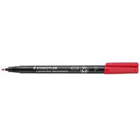 Staedtler Lumocolor permanent F DRY SAFE 318-2 Permanentmarker rot