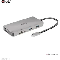 Club 3D USB Gen 1 Typ-C 9-in-1 Hub mit