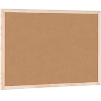 Bi-Office Korktafel / Pinnwand mit Holzrahmen- 5 Größen wählbar
