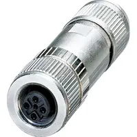 Phoenix Contact 1554526 Sensor-/Aktor-Datensteckverbinder M12 Buchse, gerade Polzahl Sensoren: