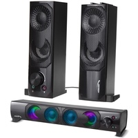 Audiocore AC955 2 in 1 2.0 PC-Lautsprecher mit Soundbar