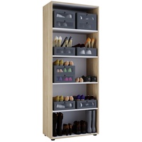 VCM Schuhschrank »Vandol I«, (BHT 71x180x37 cm, VCM Sonoma-Eiche