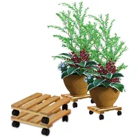 BigDean Pflanzenroller eckig 30 x 30 cm