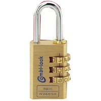 Burg Wächter Zahlenvorhangschloss Combi Lock 80 Schlosskörper-B.30mm MS