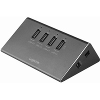 Logilink UA0224 USB 2.0 Hub 4-port + 1x Fast