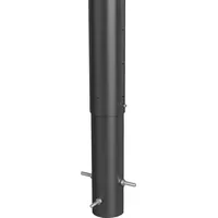 Biohort Sichtschutzelement 180 x 40 cm Dunkelgrau Metall 2