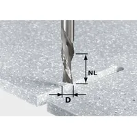 Festool Schrupp-Schlicht-Fräser HW Spi D12/42 LD ss S12