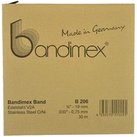 Bandimex Stahlband V2A, 12,7mm-1/2", L 30m