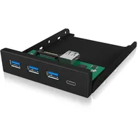 Icy Box IB-HUB1418-i3 Frontpanel für 3,5" Einbauschacht, 3x USB