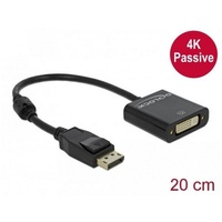 DeLock DisplayPort-Adapter - DisplayPort 1.2 [Stecker]/DVI [Buchse] Adapterkabel, passiv,