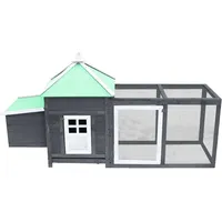 VidaXL Hühnerstall mit Legenest 190 x 72 x 102