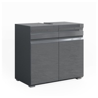 Vicco Waschbeckenunterschrank FREDDY Anthrazit hochglanz Unterschrank Badschrank