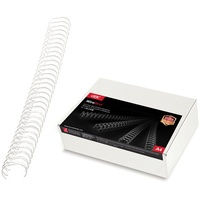 GBC WireBind Drahtbinderücken, 100 Stück, 9.5mm, weiß