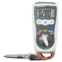 VOLTCRAFT VC-20 Hand-Multimeter kalibriert (ISO) digital Spritzwassergeschützt (IP54) CAT
