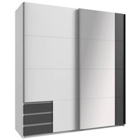 WIMEX Emden 180 x 198 x 64 cm weiß/graphit