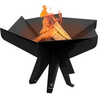 Kratki Feuerschale Hex Ø 57 cm Schwarz